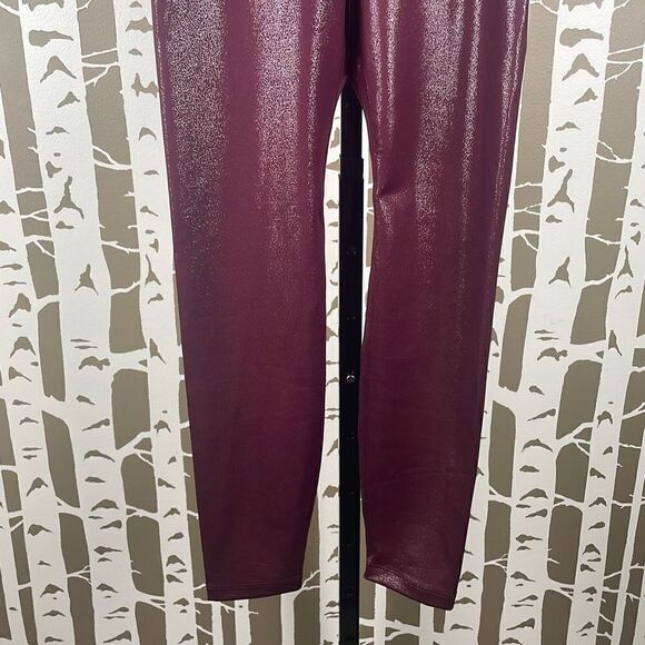 Nike Mid Rise Tight Fit 7/8 Length Training Tight S Maroon Metallic - Picture 4 of 8